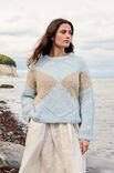 Lana Grossa TRUI MET INGEBREIDE MOTIEVEN Royal Alpaca & Brigitte No. 2