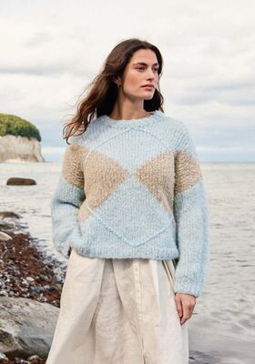 TRUI MET INGEBREIDE MOTIEVEN Royal Alpaca & Brigitte No. 2 van Lana Grossa