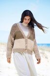 Lana Grossa VEST MET MIX VAN GARENS EN PATRONEN Avio & Basta & Lucida & Ecopuno Chunky