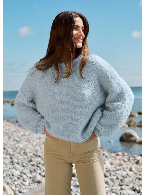Lana Grossa TRUI IN AVERECHTE TRICOTSTEEK Royal Alpaca & Brigitte No. 2
