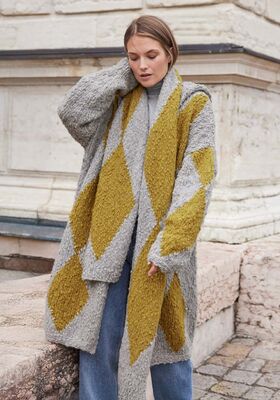 OVERSIZED MANTEL Caramella van Lana Grossa