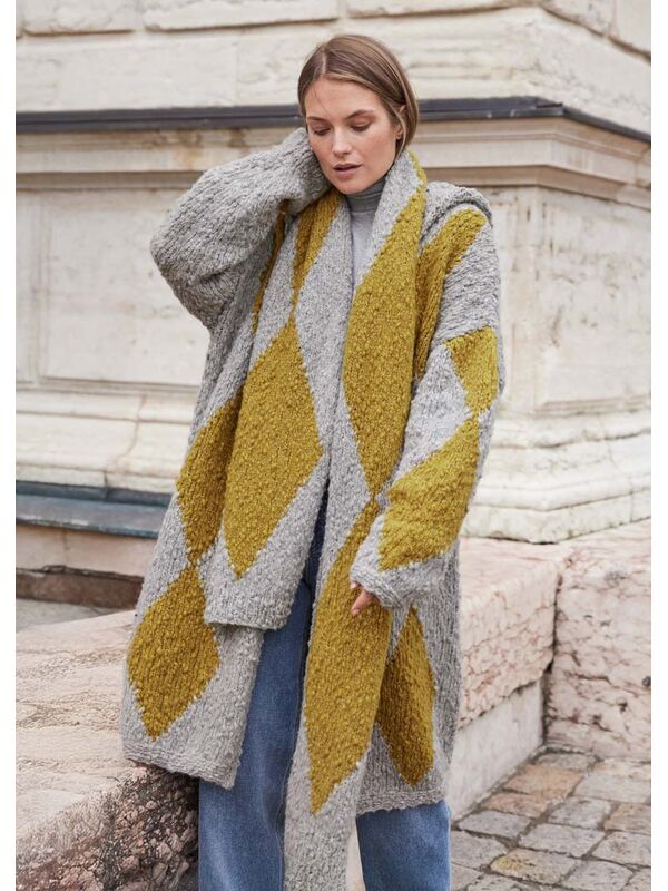 Lana Grossa OVERSIZED MANTEL Caramella