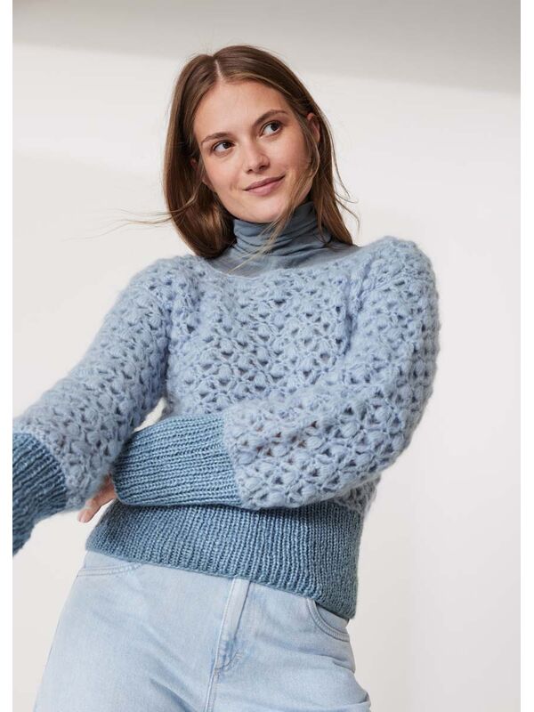 Lana Grossa GEHAAKTE TRUI Mohair di Gio & Lucida