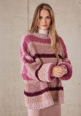 OVERSIZED TRUI Caramella, Alpaca Air II, Orsetto & Silkhair van Lana Grossa