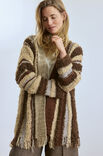Lana Grossa DWARSGEBREID VEST Orsetto Mouliné, Orsetto & Baco Bamboo