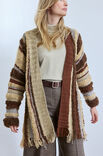 Lana Grossa DWARSGEBREID VEST Orsetto Mouliné, Orsetto & Baco Bamboo