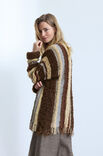 Lana Grossa DWARSGEBREID VEST Orsetto Mouliné, Orsetto & Baco Bamboo