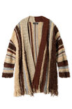 Lana Grossa DWARSGEBREID VEST Orsetto Mouliné, Orsetto & Baco Bamboo