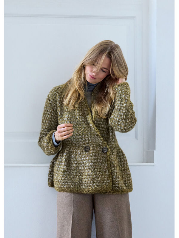 Lana Grossa VEST MET SCHOOTJE Milano