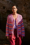 Lana Grossa VEST Frizzante, Filo Lurex, Per Fortuna & Tessera