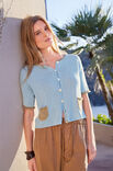 Lana Grossa VEST MET KORTE MOUWEN Filo Paillettes