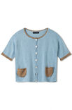 Lana Grossa VEST MET KORTE MOUWEN Filo Paillettes