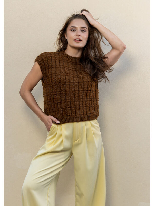 FILATI Studio TOP-DOWN SPENCER Alta Moda Alpaca