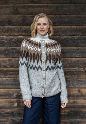 TOP DOWN NOORSE CARDIGAN Airy van FILATI Studio