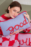 FILATI Studio KUSSENHOEZEN MET OPSCHRIFT Merino Miscela & Silkhair