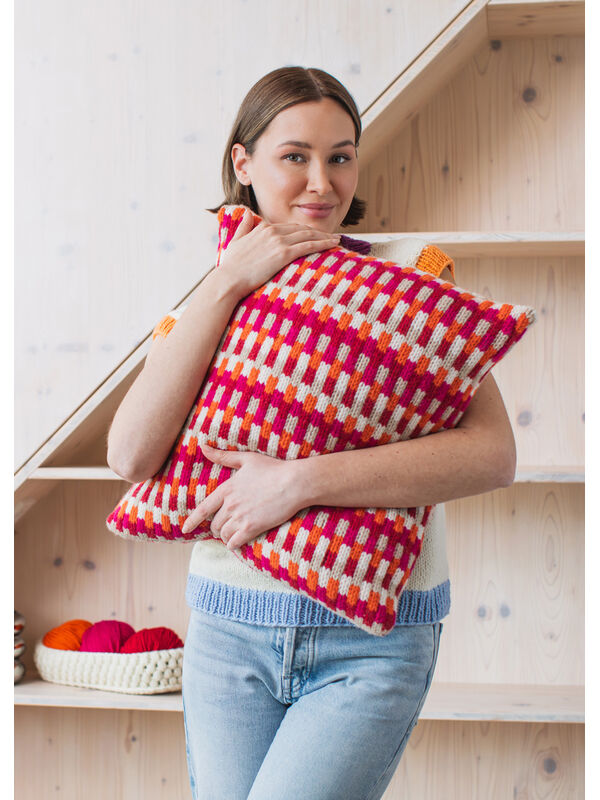 FILATI Studio KUSSENHOES 5-KLEURIG Merino Cardato