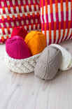 FILATI Studio KUSSENHOES 5-KLEURIG Merino Cardato
