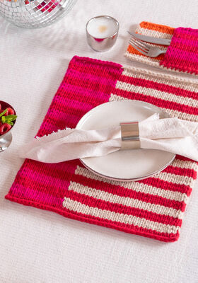 PLACEMAT 3-KLEURIG Merino Cardato van FILATI Studio