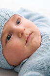 Lana Grossa Mantel, broekje en muts Cool Wool Baby