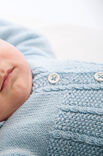 Lana Grossa Mantel, broekje en muts Cool Wool Baby