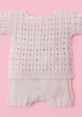 Truitje en broekje Cool Wool Baby van Lana Grossa