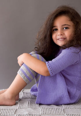 Jurk en leggings Cool Wool Baby van Lana Grossa