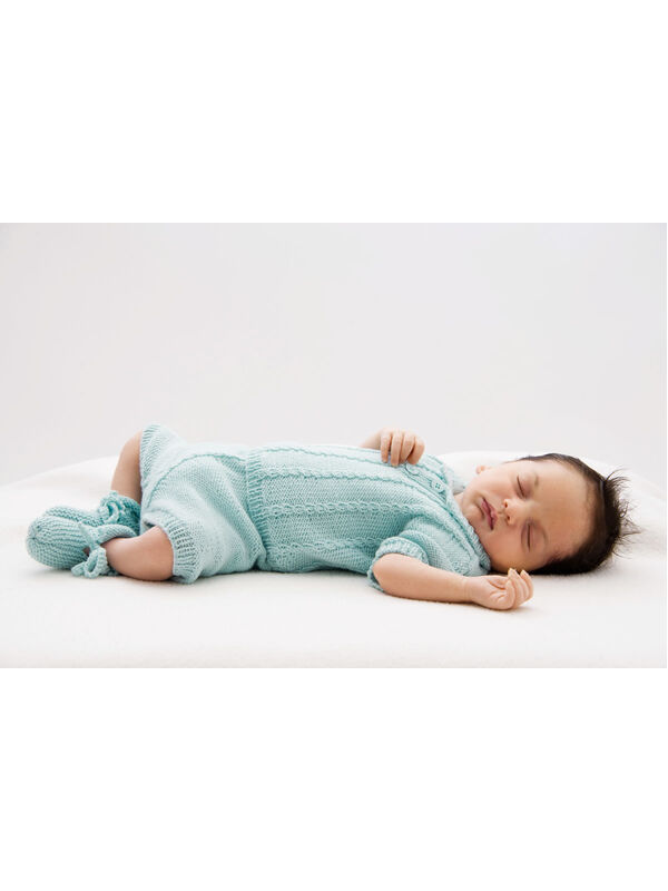 Lana Grossa Truitje, broekje en scho entjes Cool Wool Baby