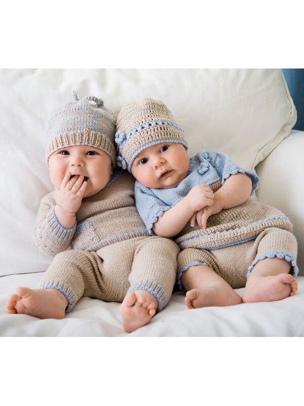 Lana Grossa JURK, BROEKJE EN MUTS Cool Wool Baby