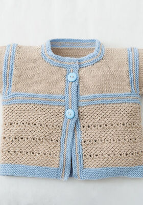 VESTJE EN SCHOENTJES Cooll Wool Baby van Lana Grossa