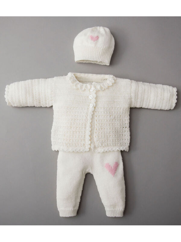 Lana Grossa VESTJE, BROEKJE, MUTS EN SCHOENTJES Cool Wool Baby