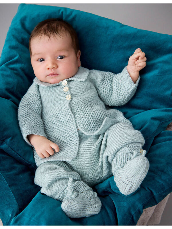 Lana Grossa VESTJE, BROEKJE EN SOKJES Cool Wool Baby