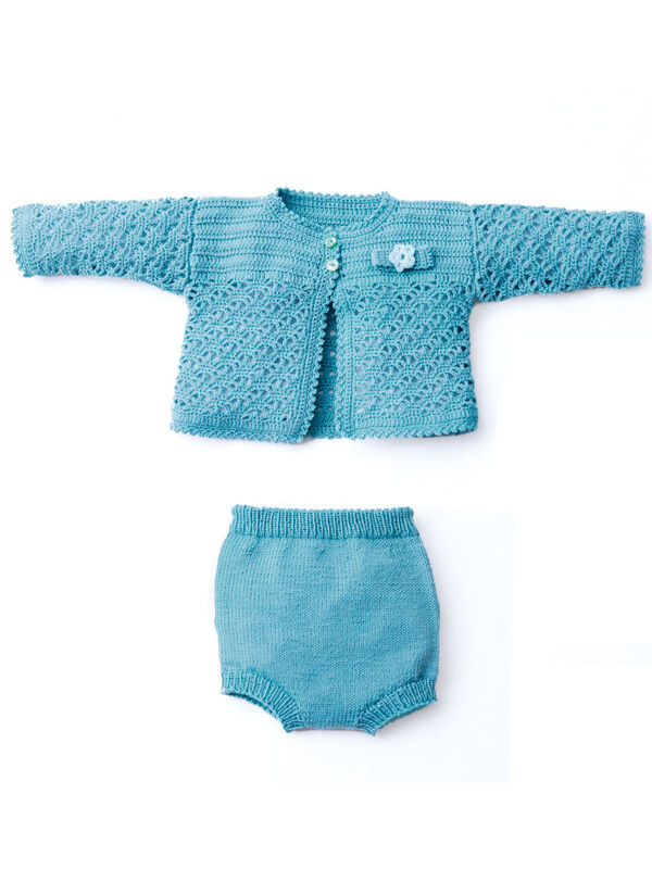 Lana Grossa VESTJE & BROEKJE Cool Wool Baby