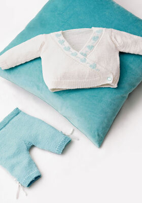 VESTJE & BROEKJE Cool Wool Baby van Lana Grossa