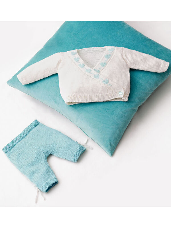 Lana Grossa VESTJE & BROEKJE Cool Wool Baby