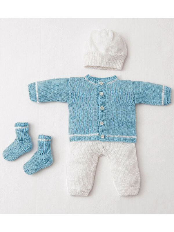 Lana Grossa VESTJE, BROEKJE, MUTSJE & SOKJES Cool Wool Baby