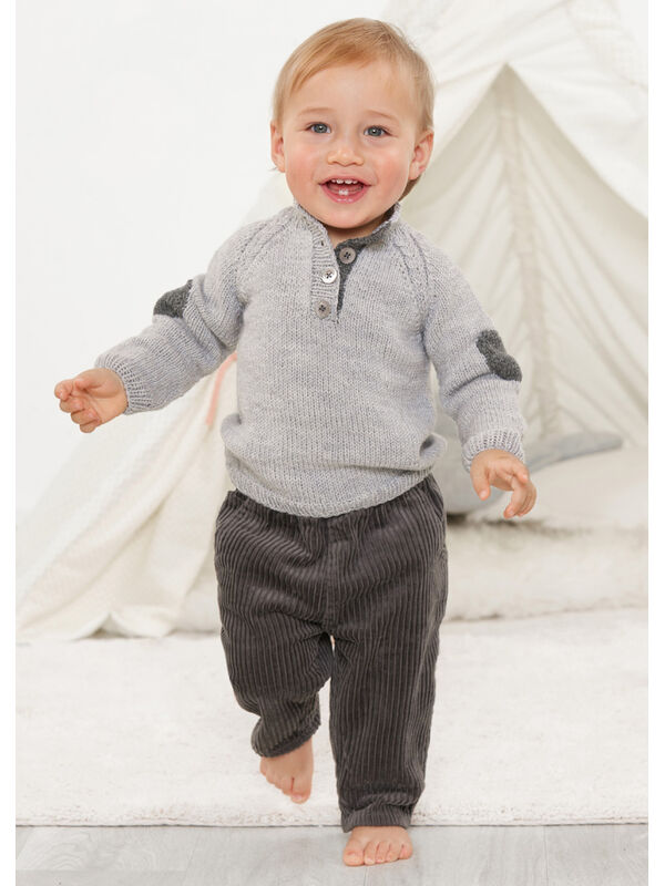 Lana Grossa TRUI MET KNOOPSLUITING Cool Wool Big