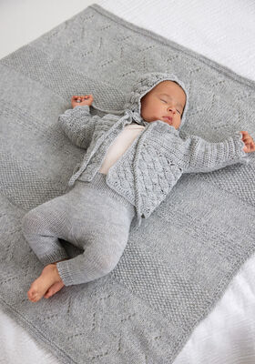 GEHAAKT VESTJE Cool Wool Baby van Lana Grossa
