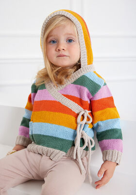 VEST MET CAPUCHON Elastico van Lana Grossa
