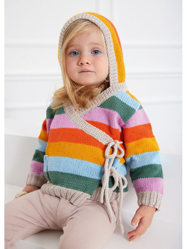 Lana Grossa VEST MET CAPUCHON Elastico