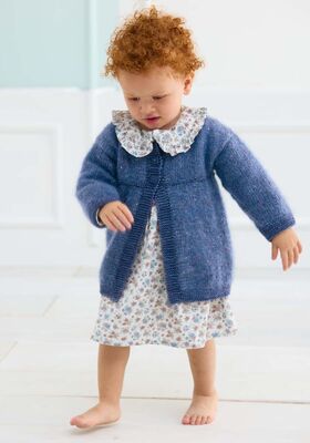 VESTJE Natural Superkid Tweed & Cool Wool Big Vintage van Lana Grossa