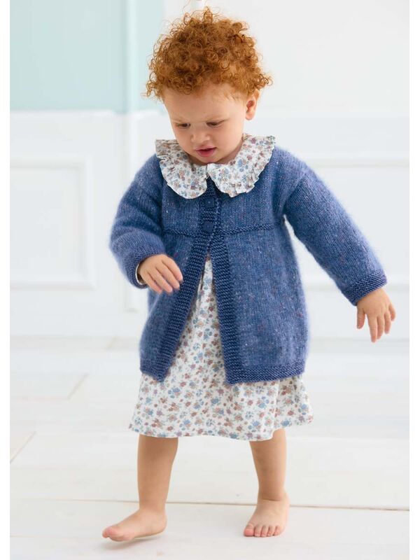 Lana Grossa VESTJE Natural Superkid Tweed & Cool Wool Big Vintage