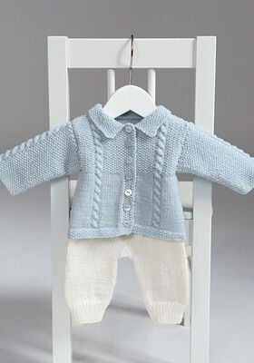 VESTJE en BROEKJE Cool Wool Baby van Lana Grossa