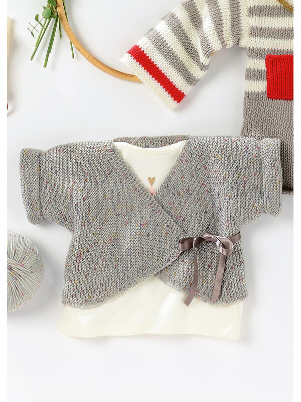Lana Grossa OMSLAG VEST Cool Wool Baby