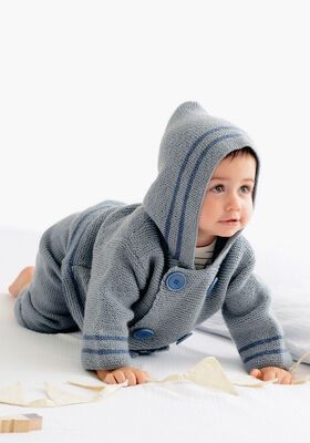 OVERSLAGVEST Cool Wool Baby van Lana Grossa