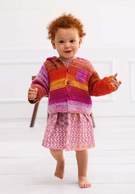 VEST MET CAPUCHON Cotonella van Lana Grossa