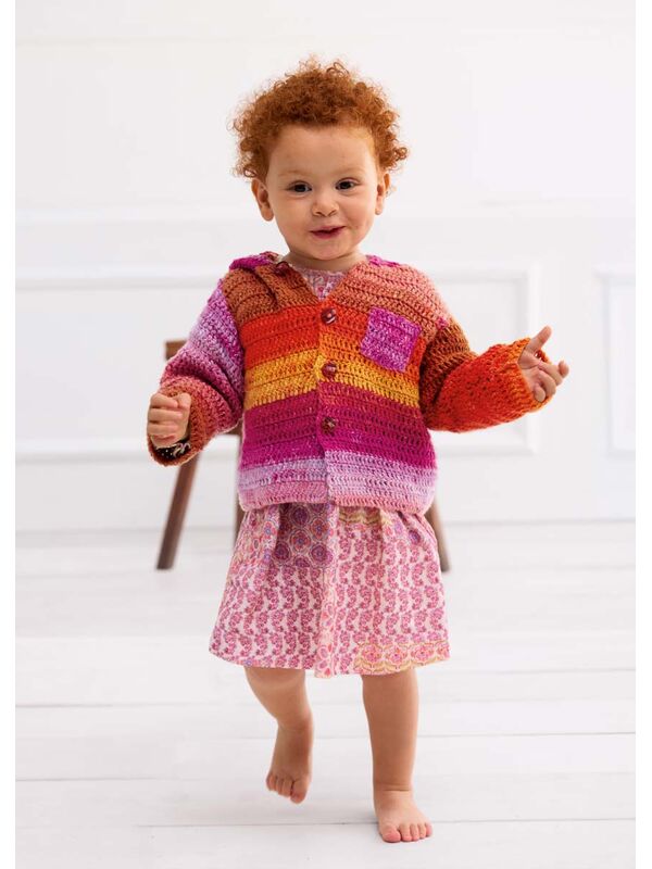 Lana Grossa VEST MET CAPUCHON Cotonella