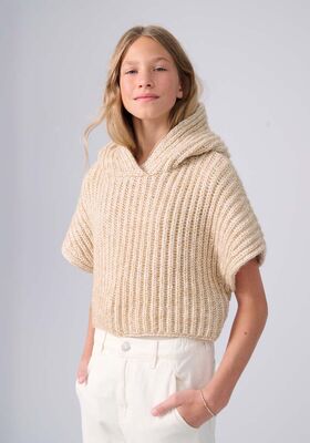 HOODIE-SLIPOVER Twinny van Lana Grossa