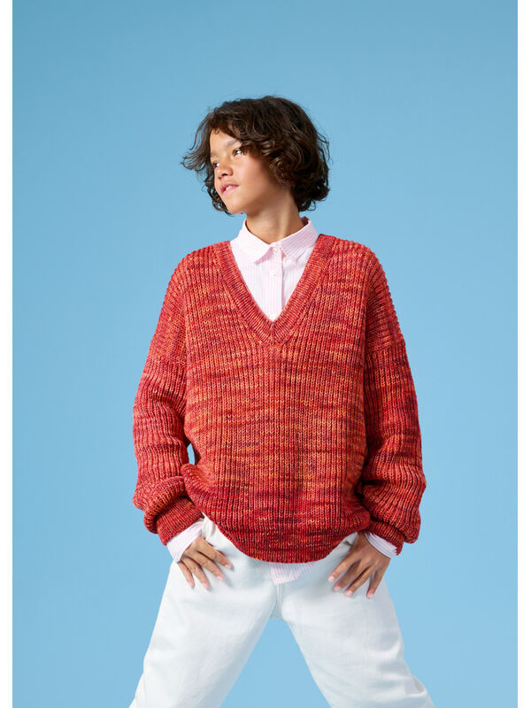 Lana Grossa TRUI MET V-HALS Cool Wool Big Vintage