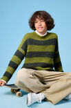 Lana Grossa GESTREEPTE TRUI Cool Wool Big Vintage