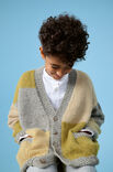 Lana Grossa VEST IN COLOR-BLOCK Cool Merino